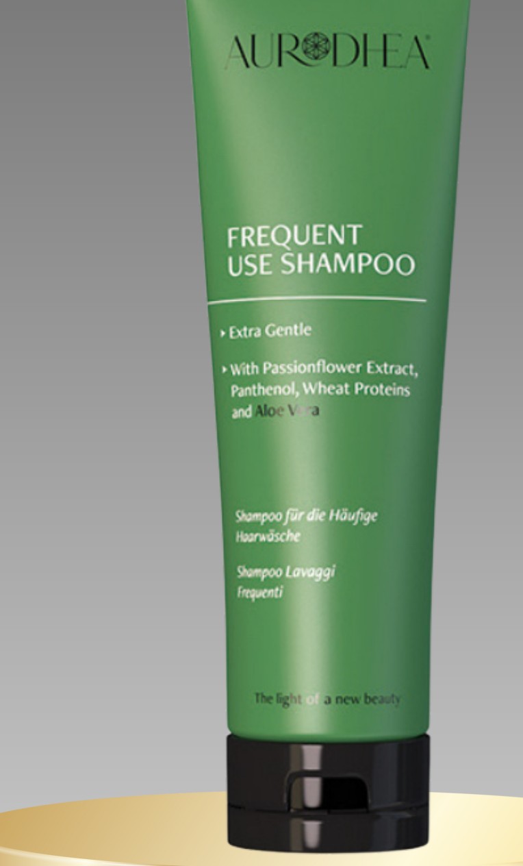 Véritable shampoing Aurodhea issu du catalogue fourni